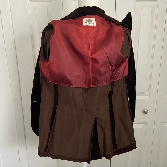 F.A. Chatta Ltd. | Vintage Brown Velvet Blazer - Picture 4 of 6
